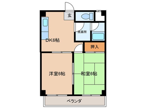 マンション・しらかばの物件間取画像